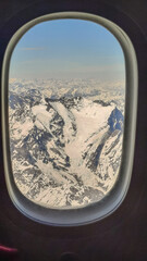 vista aérea das cordilheiras dos Andes, Chile