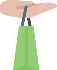 design vector image icons hand pocket