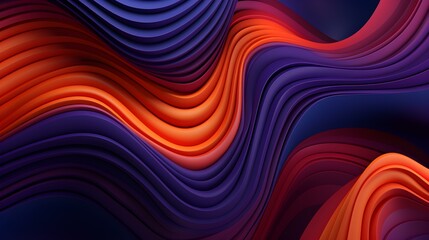 Abstract 3D Background of fluid Shapes in multicolor Colors. Dynamic Template for Product Presentation