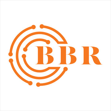 BBR letter design. BBR letter technology logo design on white background. BBR Monogram logo design for entrepreneur and business.