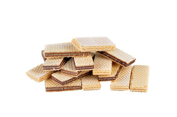 sweet wafer cream with chocolate on   transparent png