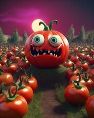 funny cartoon tomato
