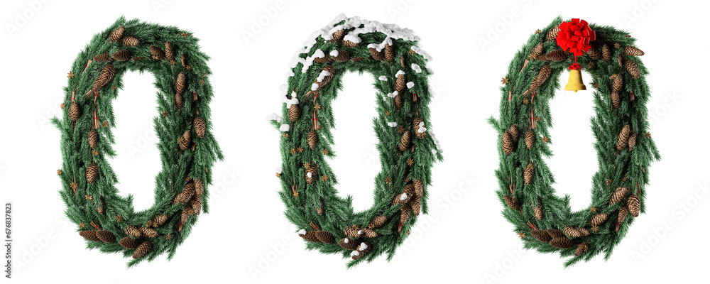 Fototapete christmas number zero 