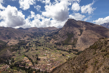 paisagem natural na cidade de Cusco, Peru