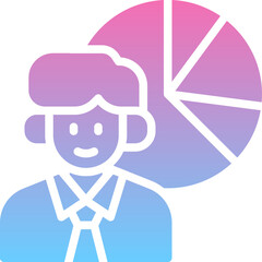 Obraz premium Business Man Icon