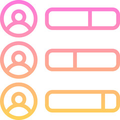 Obraz premium Skill Competence Icon