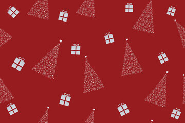 christmas background seamless pattern