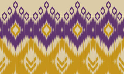 Seamless pattern, Navajo tribe. Native American ornaments, Southwestern national decorating style, Mexican blankets, rugs, sarongs, dresses, curtains, pillows and shawls. White background. - obrazy, fototapety, plakaty