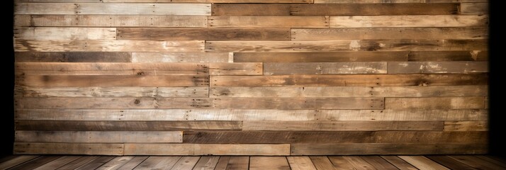 Vintage and weathered brown rustic wooden texture with bright illumination   single wood background