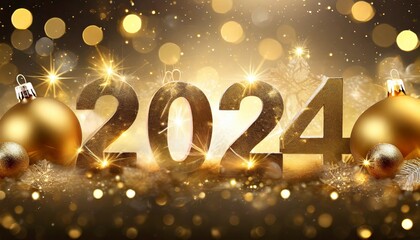 new year, 2024, numbers, christmas, new year's eve, - obrazy, fototapety, plakaty