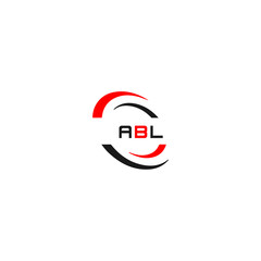 ABL logo. A B L design. White ABL letter. ABL, A B L letter logo design. Initial letter ABL linked circle uppercase monogram logo. A B L letter logo vector design. 