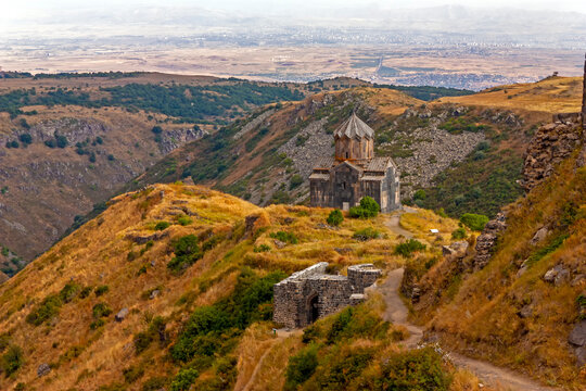 Amberd is a fortress complex with a church built on the slopes of Mt. Aragats at 2,300 meters above sea level in the XI-XIII centuries,Armenia.