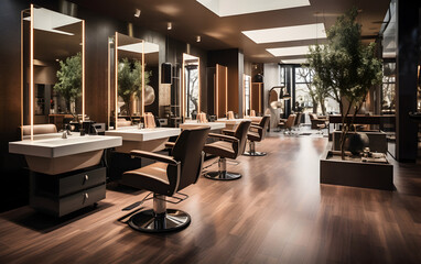 Hairdresser salon interior design