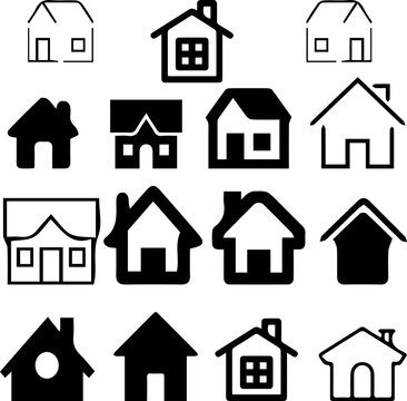 house icons set,house, home, icon, building, vector, set, estate, symbol, roof, illustration, real, architecture, logo, design, icons, window, web, property, sign, real estate, construction, black