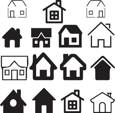 house icons set,house, home, icon, building, vector, set, estate, symbol, roof, illustration, real, architecture, logo, design, icons, window, web, property, sign, real estate, construction, black, do