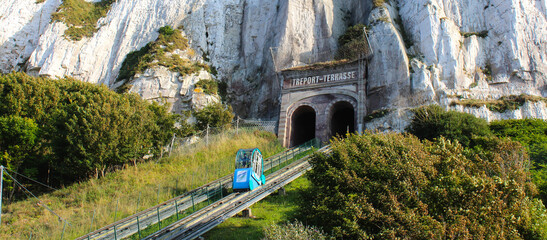  Funiculaire du Tréport en Normandie - France