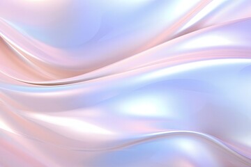  Shiny iridescent pearl big wave background