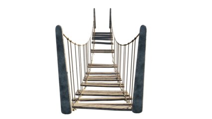 ladder on transparent background