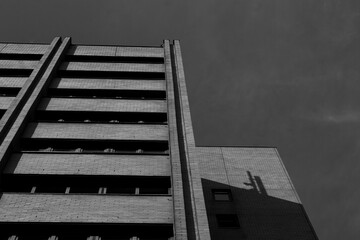 Towering Apartment Building