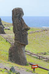Rano Raraku, cantera de los Moáis en Isla de Pascua