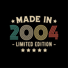 Made in 2004 limited edition t-shirt design