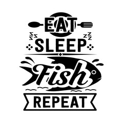 Inspirational Fishing Quotes Design Perfect For Use Print Backround