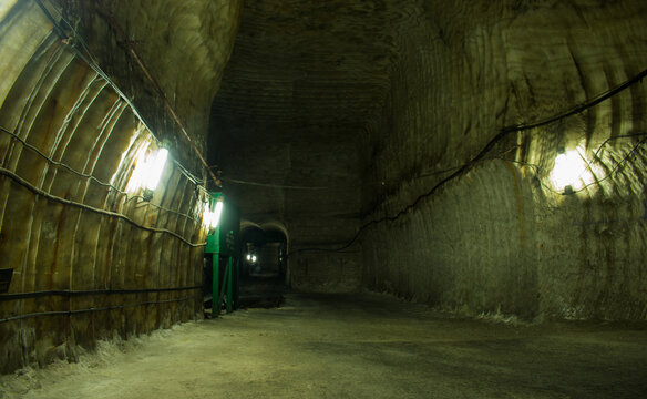 The gallery of the salt mine