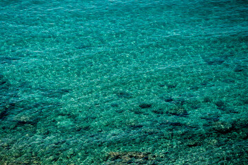 Fototapeta na wymiar Włoskie wybrzeże, Orebtello, Morze Tyrreńskie