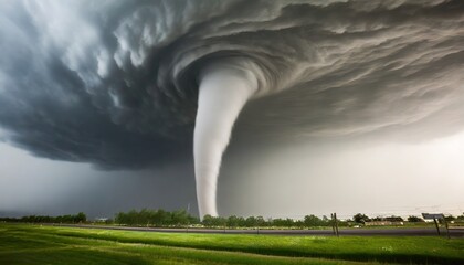 A large tornado, tornado alley