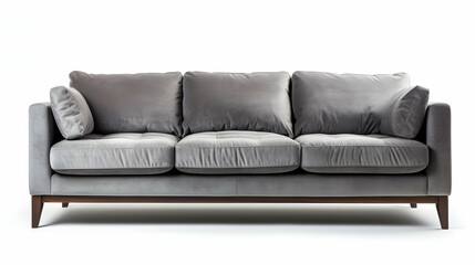 Grey Sofa with With Background,Ai