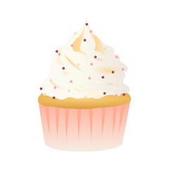 Cupcake with icing