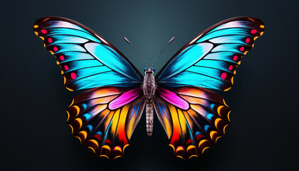 butterfly  generating by AI technology