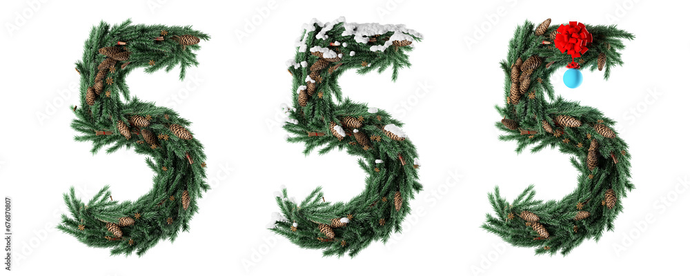 Fototapete christmas number five 