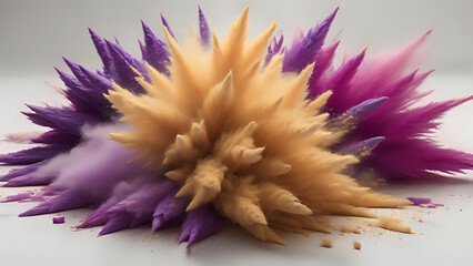Fototapeta premium beige Explosion