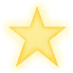 gold star on white background