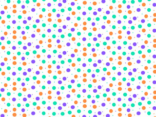 Abstract multicolored playful circle background pattern 
