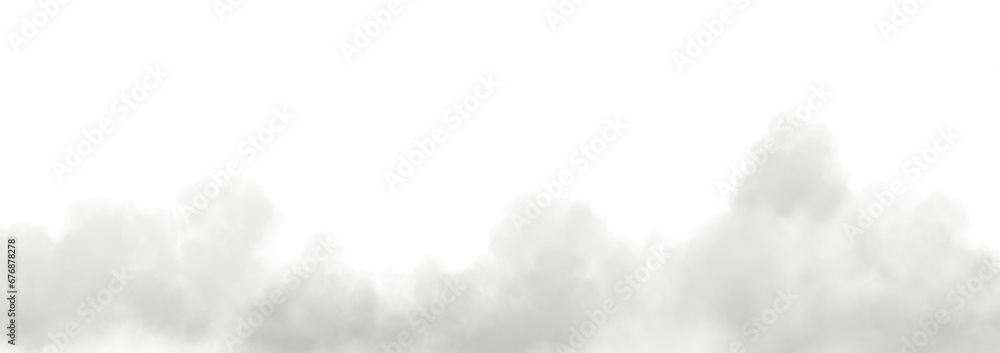Aufkleber Isolated soft mystical gas flow on transparent background 3d illustrations png