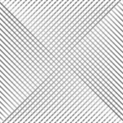 abstract geometric black white gradient cross diagonal line pattern art.