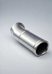 Car Exhaust Pipe Isolated On A White Background