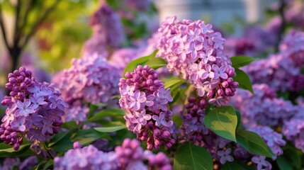 Beautiful Lilac Flowers. Mother's day concept with a space for a text. Valentine day concept with a copy space.