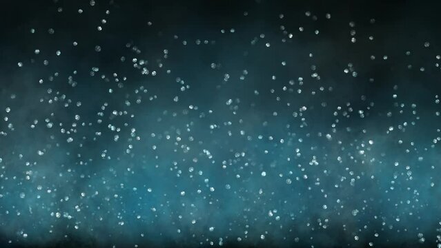 animation of rising droplets from the seabed
