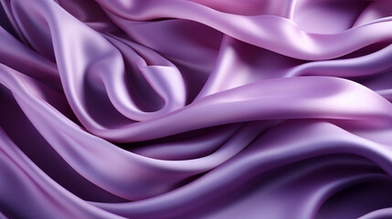 Purple satin background.