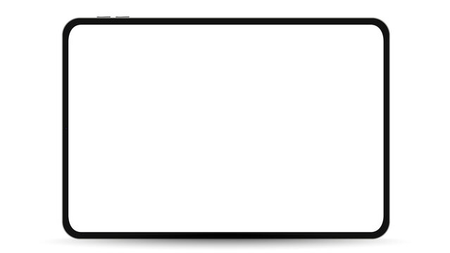 New ipad pro by Apple Inc. Screen ipad and back side ipad. Vector illustration PNG