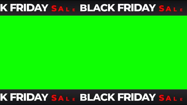 Black Friday Green Screen Video, Black Friday Green Screen Sale and discount promotion, video animation Black Friday Sale, sale banner Video