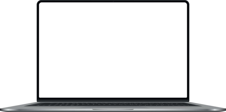 New MacBook Pro, Apple laptop, Editorial vector illustration. Stock royalty free PNG
