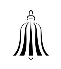 christmas bell isolated on white background