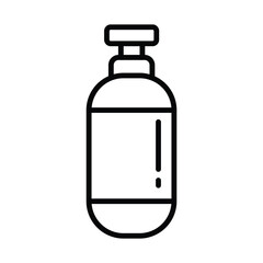 Oxygen tank icon design, illustration design