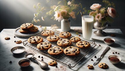 Decadence in Baking: A Gourmet Series of Chocolate Chip Cookies