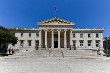 Obraz premium Exterior view of the Palace of Justice - Marseille, France