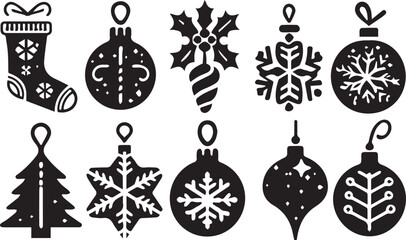 Christmas Ornament  EPS, Christmas Ornament  Silhouette, Christmas Ornament  Vector, Christmas Ornament  Cut File, Christmas Ornament  Vector
